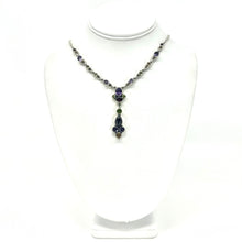 Load image into Gallery viewer, Nicky Butler SS Amethyst Multi Gem Drop Necklace