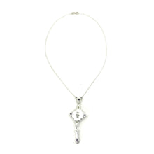 Load image into Gallery viewer, Nicky Butler SS Amethyst Gem Pear Drop Necklace
