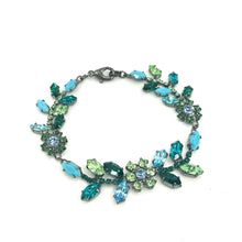 Load image into Gallery viewer, Nicky Butler Fashion Aqua Multi Crystal Bracelet