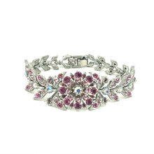 Load image into Gallery viewer, Nicky Butler Fashion Pink &amp; Multi Crystal Flower Bracelet