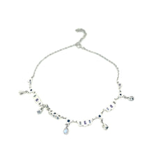 Load image into Gallery viewer, Nicky Butler SS Rainbow Moonstone Multi Gem Pear Drop Necklace