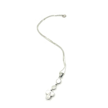 Load image into Gallery viewer, Nicky Butler SS Peach Moonstone &amp; FWP Drop Pendant &amp; Chain