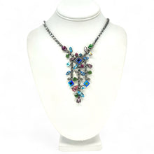 Load image into Gallery viewer, Nicky Butler Fashion Blue &amp; Multi Crystal Carnival Drop Necklace