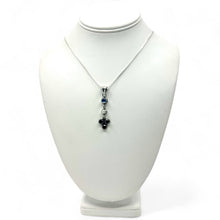 Load image into Gallery viewer, Nicky Butler SS Garnet Multi Gem Drop Pendant &amp; Chain