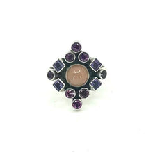 Load image into Gallery viewer, Nicky Butler SS Peach Moonstone Multi Gem Ring