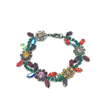 Load image into Gallery viewer, Nicky Butler Fashion Blue Multi Crystal Bracelet