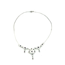 Load image into Gallery viewer, Nicky Butler SS Garnet Gemstone Drop Necklace
