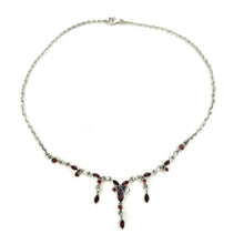 Load image into Gallery viewer, Nicky Butler SS Garnet Gemstone Necklace