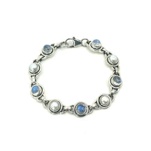 Load image into Gallery viewer, Nicky Butler SS Moonstone &amp; FWP Line Bracelet