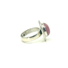 Load image into Gallery viewer, Nicky Butler SS Rhodonite Round Solitaire Gem Ring