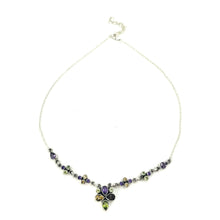 Load image into Gallery viewer, Nicky Butler SS Amethyst Multi Gem Necklace