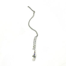 Load image into Gallery viewer, Nicky Butler SS Amethyst Cabochon Multi Gem Drop Necklace