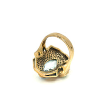 Load image into Gallery viewer, Nicky Butler Bronze Aqua Quartz Multi Gem Marquise Ring