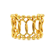 Load image into Gallery viewer, Nicky Butler Fashion Gold-Tone Wide Roman Chain Cuff
