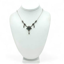 Load image into Gallery viewer, Nicky Butler SS Garnet Gemstone Drop Necklace
