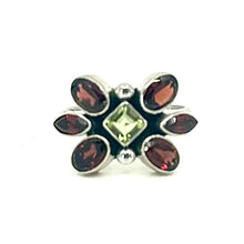Load image into Gallery viewer, Nicky Butler SS Garnet Multi Gem Ring