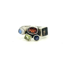 Load image into Gallery viewer, Nicky Butler SS Smokey Quartz Multi Gem Band Ring