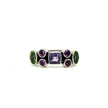 Load image into Gallery viewer, Nicky Butler SS Amethyst Multi Gem Band Ring