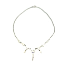 Load image into Gallery viewer, Nicky Butler SS Amethyst Multi Gem Drop Necklace