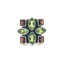 Load image into Gallery viewer, Nicky Butler SS Garnet Multi Gem Ring