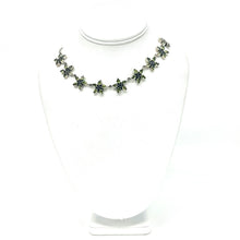 Load image into Gallery viewer, Nicky Butler SS Peridot Multi Gem Flower Necklace