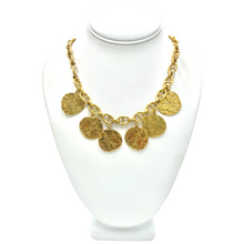 Load image into Gallery viewer, Nicky Butler Fashion Gold-Tone Dove Medallion Necklace