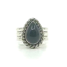 Load image into Gallery viewer, Nicky Butler SS Amethyst Cabochon Gem Pear Ring