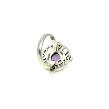 Load image into Gallery viewer, Nicky Butler SS Amethyst Gem Cletic Weave Ring
