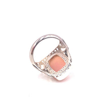 Load image into Gallery viewer, Nicky Butler SS Pink Chalcedony Gem Cushion Ring