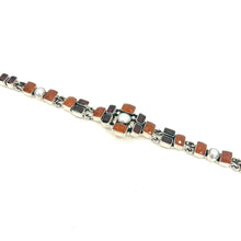 Load image into Gallery viewer, Nicky Butler SS Carnelian Multi Gem Deco Bracelet