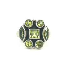 Load image into Gallery viewer, Nicky Butler SS Peridot Gemstone Shapes Ring
