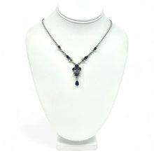 Load image into Gallery viewer, Nicky Butler SS Garnet Multi Gem &amp; FWP Necklace