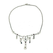 Load image into Gallery viewer, Nicky Butler SS Garnet Multi Gem Drop Necklace