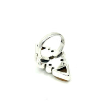 Load image into Gallery viewer, Nicky Butler SS Goldy Quartz Multi Gem Geometric Ring