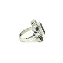 Load image into Gallery viewer, Nicky Butler Smokey Quartz Multi Gem Band Ring