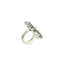 Load image into Gallery viewer, Nicky Butler SS Garnet Multi Gem Shield Ring