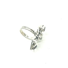 Load image into Gallery viewer, Nicky Butler SS Garnet Multi Gem Celtic Heart Scroll Ring