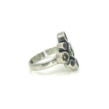 Load image into Gallery viewer, Nicky Butler SS Lime Quartz Multi Gem Ring