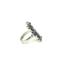 Load image into Gallery viewer, Nicky Butler SS Amethyst Multi Gem Shield Ring