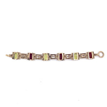Load image into Gallery viewer, Nicky Butler Bronze Lemon Quartz Multi Gem Toggle Bracelet
