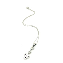 Load image into Gallery viewer, Nicky Butler SS Garnet Multi Gem Drop Pendant &amp; Chain