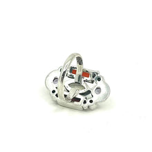 Load image into Gallery viewer, Nicky Butler SS Carnelian Multi Gem Deco Ring