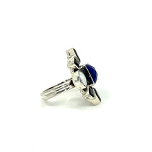 Load image into Gallery viewer, Nicky Butler SS Lapis Lazuli Multi Gem Ring