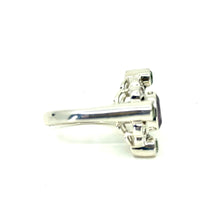 Load image into Gallery viewer, Nicky Butler SS Amethyst Multi Gem Openwork Ring