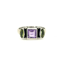 Load image into Gallery viewer, Nicky Butler SS Amethyst Multi Gem Band Ring