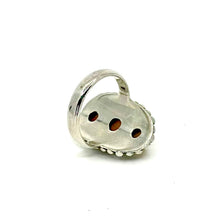 Load image into Gallery viewer, Nicky Butler SS Peach Moonstone Multi Gem Shield Ring