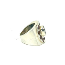Load image into Gallery viewer, Nicky Butler SS Garnet Gem Cigar Band Ring