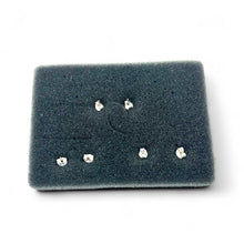 Load image into Gallery viewer, Nicky Butler SS 3 Pair Multi Gem Stud Earring Set
