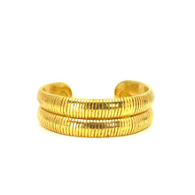 Load image into Gallery viewer, Nicky Butler Fashion Gold-Tone Relic Cobra Cuff