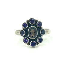 Load image into Gallery viewer, Nicky Butler SS Smokey Quartz Multi Gem Flower Ring